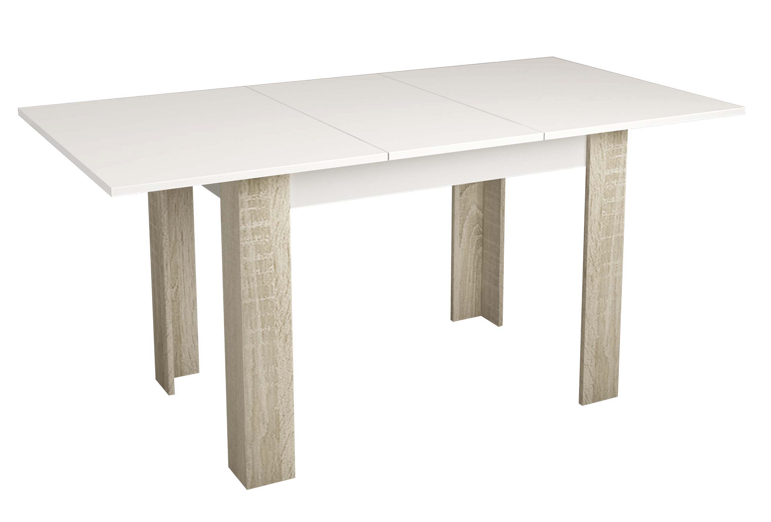 Τραπέζι κουζίνας 120+35/75/80, Radina, Genomax